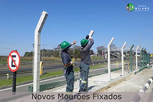 Recuperao de Alambrado em Entrada de Fbrica